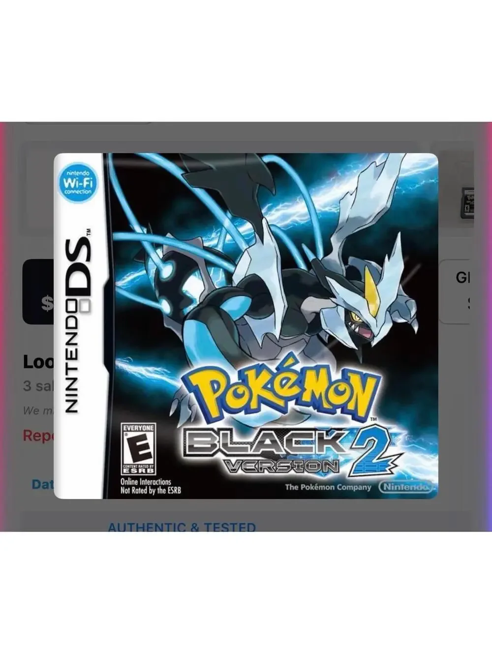 Pokémon Black 2 (Reproduction) for Nintendo DS